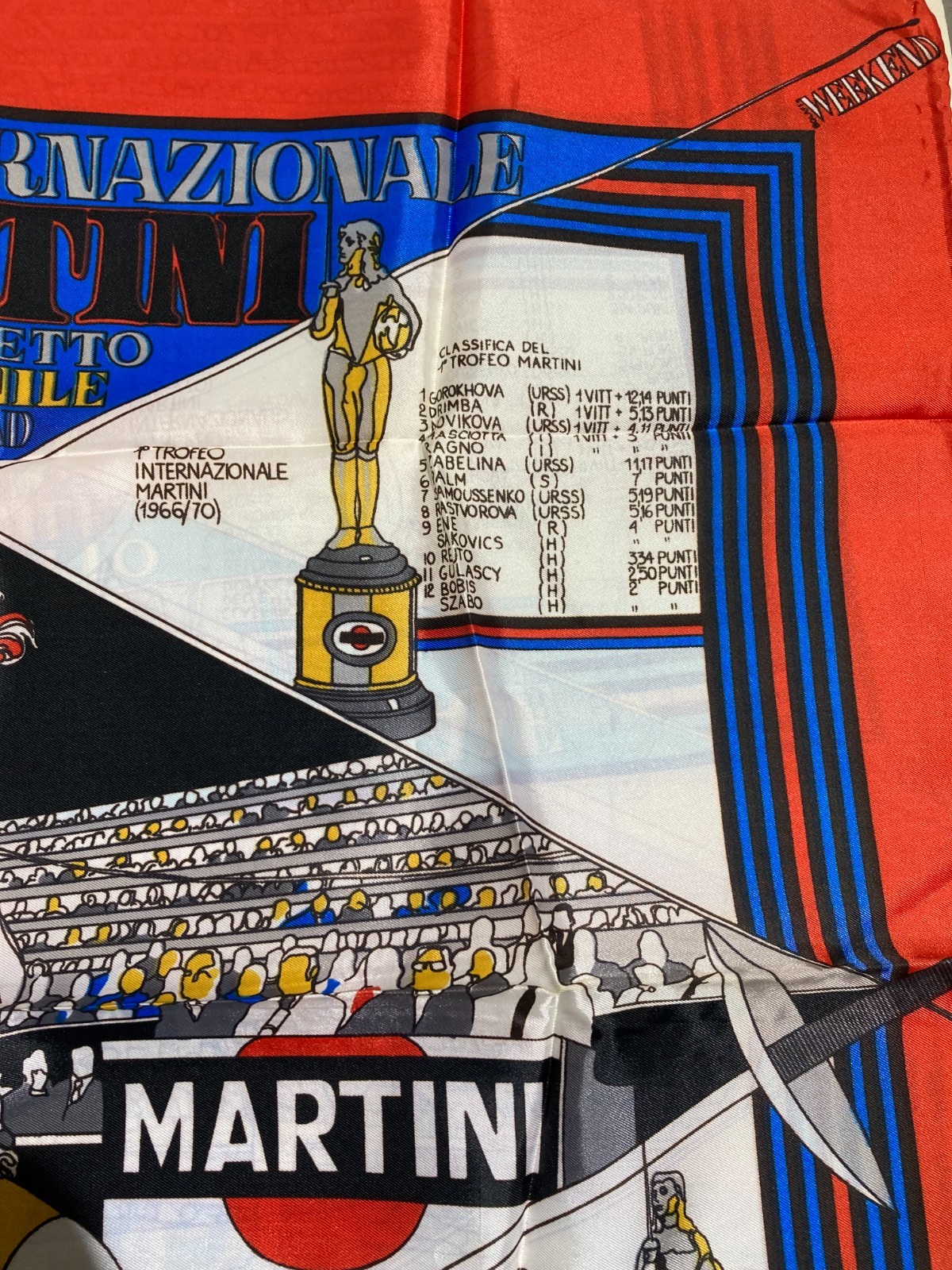 Sport, Scherma, Fioretto Femminile, Trofeo Martini, Foulard Pubblicitario, Rostagno