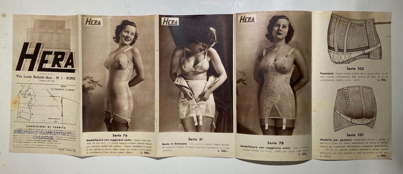 Moda Intima Femminile: Medicina, Pancere E Cinture Elastiche Hera   Pubblicitaria