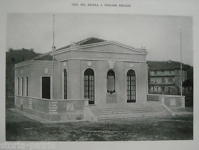 Architettura: Progetto Per La Casa Del Balilla Di Vigliano Biellese