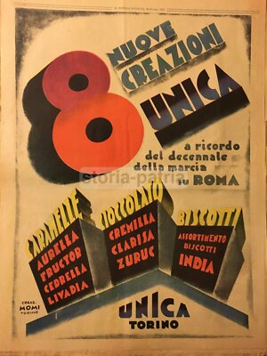 Dolciaria Cioccolato Unica: Design Momi E Motori Fiat (aviazione, Auto, Aerei), Torino