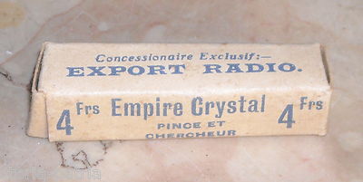 Radio, Radiofonia Ed Elettronica: Astuccio Empire Crystal Per Radio A Galena