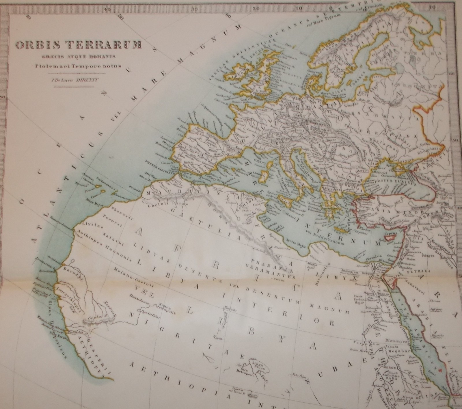Antica Cartografia: Europa, Asia, Africa, Arabia, Grecia, Italia, Etiopia, Turchia E Isole