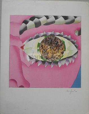 Ugo Nespolo, Allegoria Della Vista, Stampa Fotolitografica Firmata, Bolaffiarte