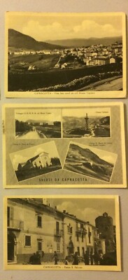 Molise, Isernia, Capracotta   11 Cartoline d'Epoca Con Vedute Varie