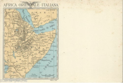 Africa Orientale Italiana: Cartolina Propagandistica Delle Forze Armate, 1936