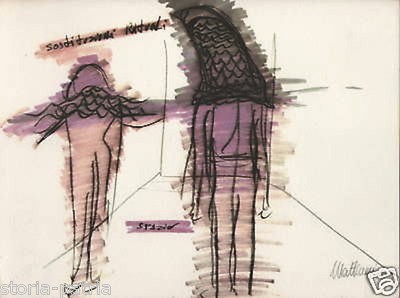 Grafica Moderna: Mattiacci   Zodiaco, Pesci d'Epoca