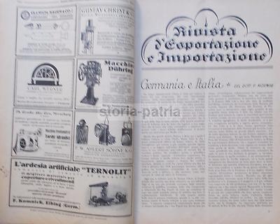 Economia, Commercio, Esportazione, Germania, Industria Sassone, Fiera Di Milano, 1925