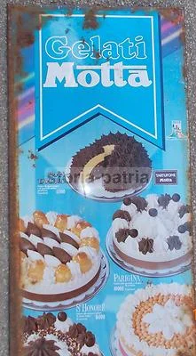 Confectionery, Ice Cream Cakes, Gelato, Creamery, Advertising Sign, Olympics, Motta