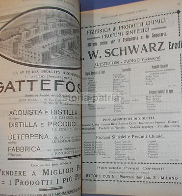Rivista Italiana Delle Essenze E Profumi: Chimica E Profumeria Tra Liguria E Sardegna (1921)