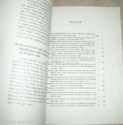 Gli Ultimi Discorsi Di Benito Mussolini: RSI, Milano, Roma
