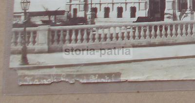 Antica Fotografia Originale Del Fotografo Mauri: Veduta Architettonica Di Un Albergo A Napoli
