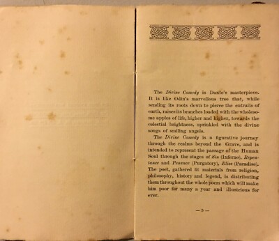 Dante, Divina Commedia, Rara Edizione Americana Di Teofilo Petriella (Circello)