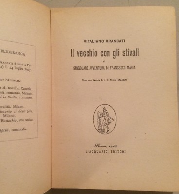 Letteratura, Arte E Antifascismo: Vitaliano Brancati, Mino Maccari, Sicilia, 1945