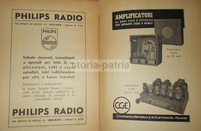 Radiotecnica: Tubi Elettronici, Valvole, Amplificatori, Oscillatori, Raggi Catodici