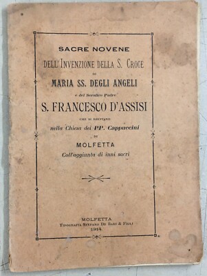 Puglia, Molfetta: Teologia, Novene E Inni Sacri, 1914