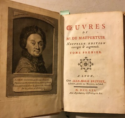 Maupertuis   Oeuvres De M. De Maupertuis (1756): Cosmologia, Astrofisica E Filosofia
