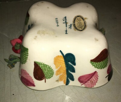 Cestino In Ceramica Floreale Pucci, Umbertide