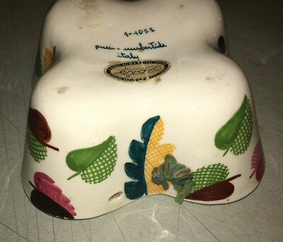Cestino In Ceramica Floreale Pucci, Umbertide