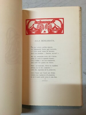 Poesie d'Amore Di Francesco Gaeta Con Xilografie Di Cermignani, Laterza, Bari, 1920