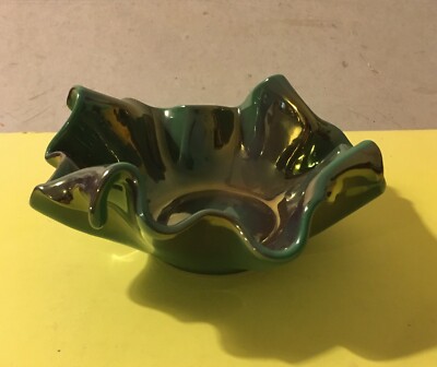 Umbria, Cestino Artistico In Ceramica Rometti, Metà '900
