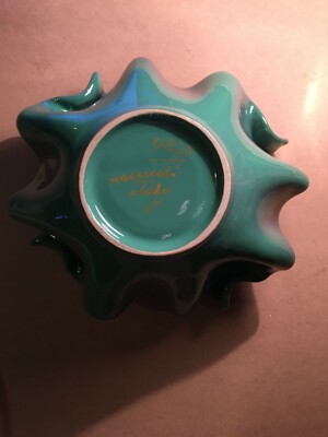Umbria, Cestino Artistico In Ceramica Rometti, Metà '900