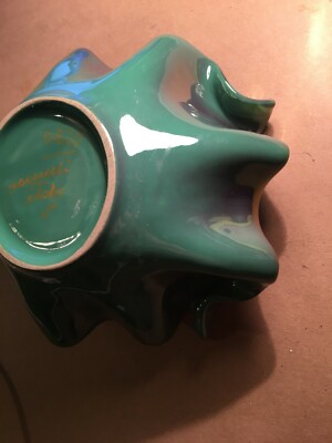 Umbria, Cestino Artistico In Ceramica Rometti, Metà '900
