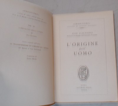Evoluzionismo, Storia Naturale, Geologia, Teoria Fissista, Darwin, Lamarck, Tower, 1949