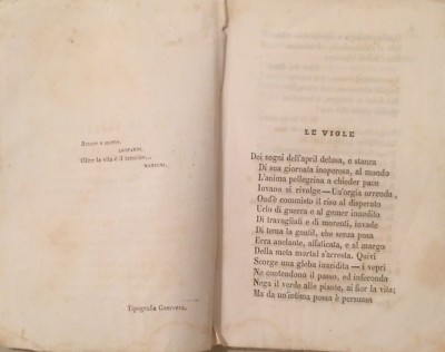 Le Viole: Melodie Di Luigi Pagano (Tipografia Guerrera, Sicilia)
