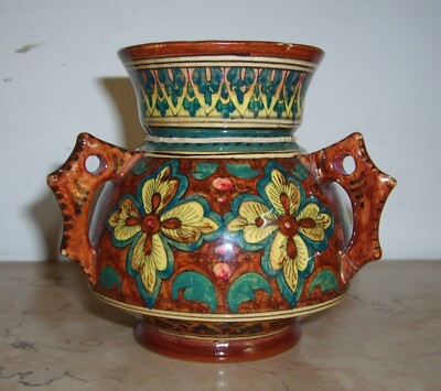 Gubbio, Ceramica Artistica Decorata A Motivi Floreali, Anni '20