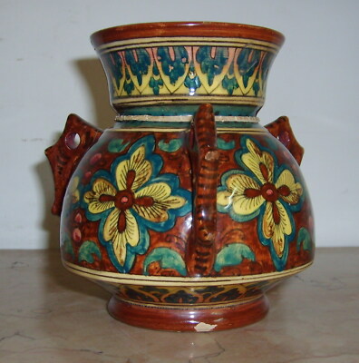 Gubbio, Ceramica Artistica Decorata A Motivi Floreali, Anni '20