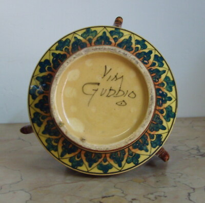Gubbio, Ceramica Artistica Decorata A Motivi Floreali, Anni '20