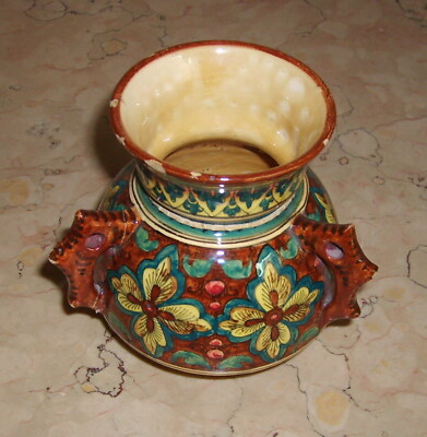 Gubbio, Ceramica Artistica Decorata A Motivi Floreali, Anni '20