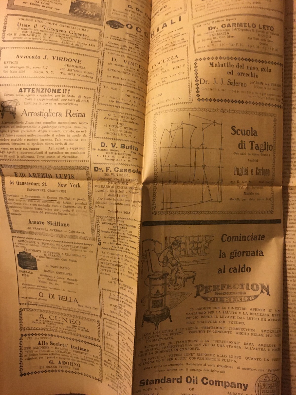 Sicilia: Emigrazione Siciliana In America, Palermo, Messina E Cronaca Di Villarosa, 1913
