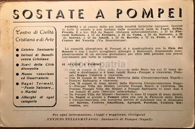 Pompei, Santuario, Casa Del Rosario: Due Vedute Propagandistiche, Foto d'Epoca