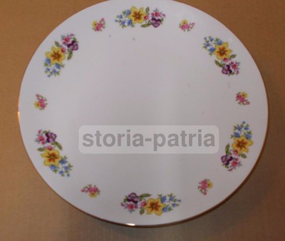 Piatto Decorativo In Porcellana Seltmann Weiden Con Motivi Floreali