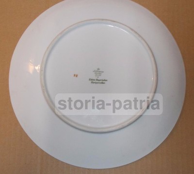 Piatto Decorativo In Porcellana Seltmann Weiden Con Motivi Floreali
