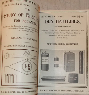 Tecnica, Elettricità E Meccanica: Catalogo Editoriale Edizioni Spon   Londra, Illustrato