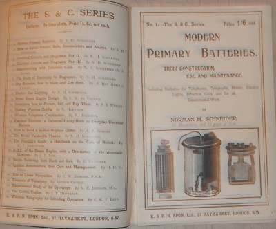 Tecnica, Elettricità E Meccanica: Catalogo Editoriale Edizioni Spon   Londra, Illustrato