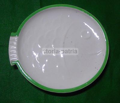 Decorativa Ceramica Modellata A Forma Di Pesce Da Collezione, Sacru, '900