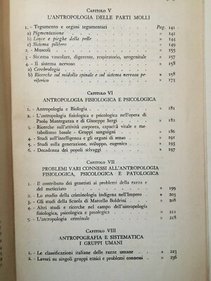 Medicina, Antropologia, Psicologia: Scuole Antropologiche, Criminologia E Lavoro, 1940