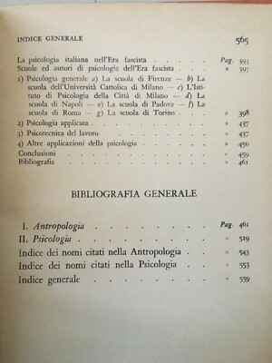 Medicina, Antropologia, Psicologia: Scuole Antropologiche, Criminologia E Lavoro, 1940