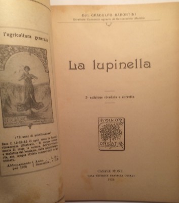 Agraria: Foraggio, Fieno, Coltivazione Della Lupinella. Barontini, Artista Stagliano