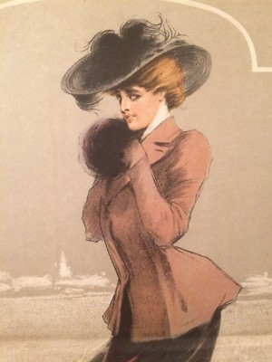 Arte Napoletana Dell'Ottocento: Ravello, Aleardo Villa. Veduta Liberty A Colori   Inverno