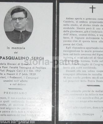 Calabria, Gerace, Platì, Posillipo, Napoli: Antico Luttino, Ritratto, Santino d'Epoca