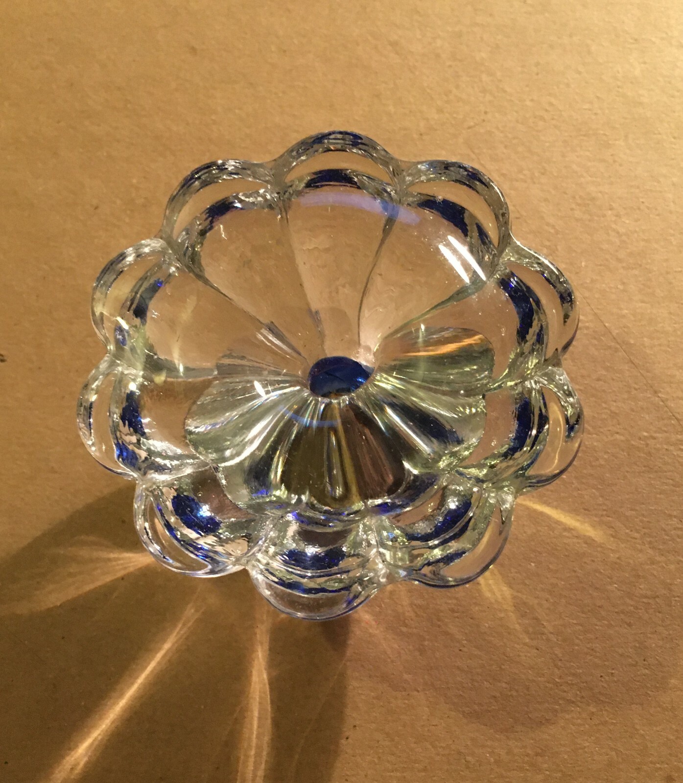 Arti Decorative Del Novecento: Pomolo In Vetro d'Epoca Da Collezione