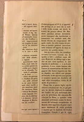 Brescia: L'Orefice Gualla Contro Il Deputato La Masa   Giuridica   Bevilacqua La Masa, 1866