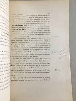 Giuridica Antica: Allegazione Abruzzo, Rieti, Antrodoco, Ferrovie Meridionali, 1905