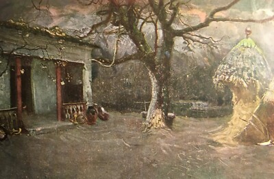 Arte Italiana Dell'800, Abruzzo, Folklore, Michetti, Teatro, La Figlia Di Jorio, Scene