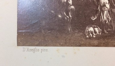 Disfida Di Barletta: Scena Storica Da Un Dipinto Di Massimo d'Azeglio. Fotografia Antica Di Bernieri, Puglia