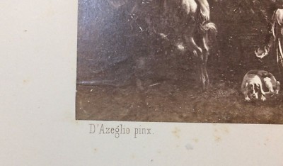 Disfida Di Barletta: Scena Storica Da Un Dipinto Di Massimo d'Azeglio. Fotografia Antica Di Bernieri, Puglia